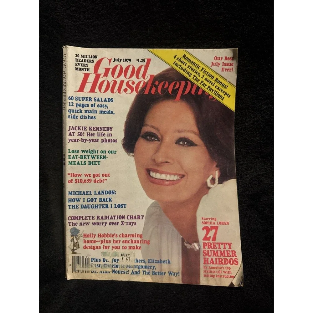 VTG Good Housekeeping Magazine July 1979 Summer Recipes Nostalgic Holly Hobbie
